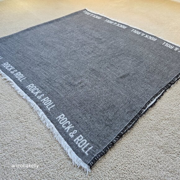 Saint & Sofia Rock & Roll Wool Blend Scarf - Picture 7 of 8